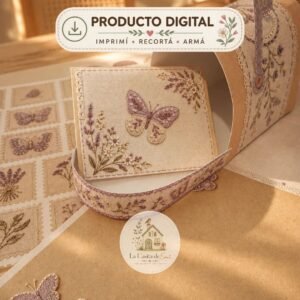 Mi Correo Vintage - Mariposas Bordadas