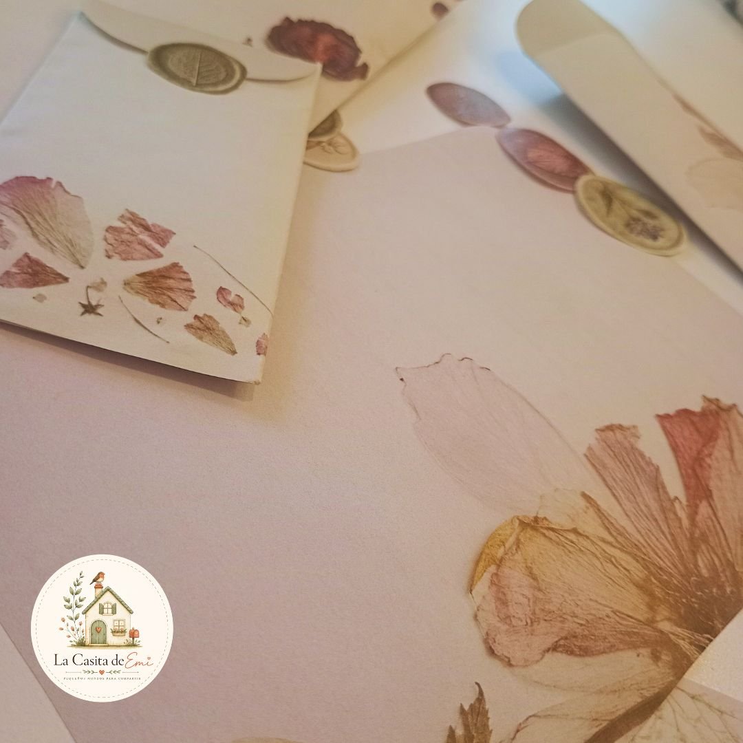 Flores entre Páginas - Colección de correspondencia botánica imprimible - Imagen 8