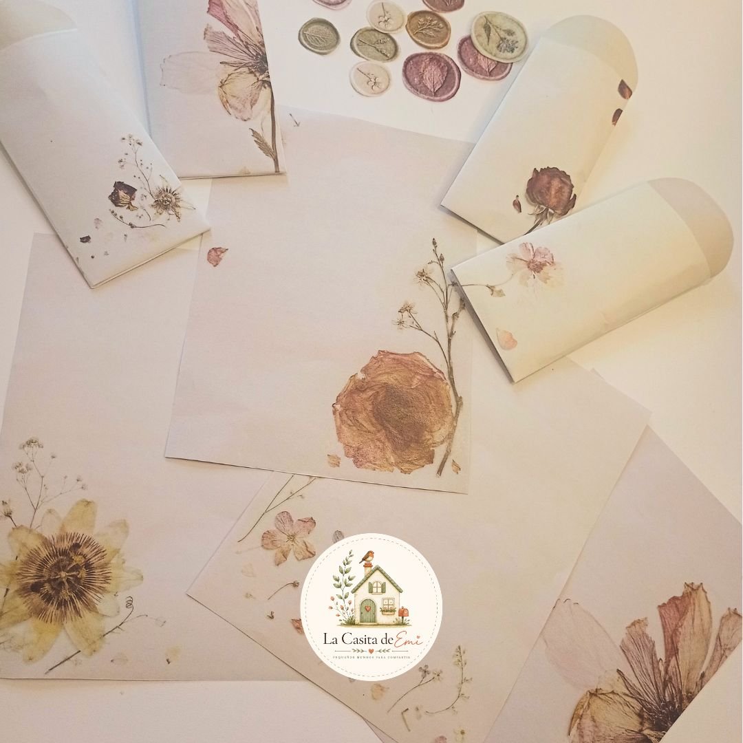 Flores entre Páginas - Colección de correspondencia botánica imprimible - Imagen 9